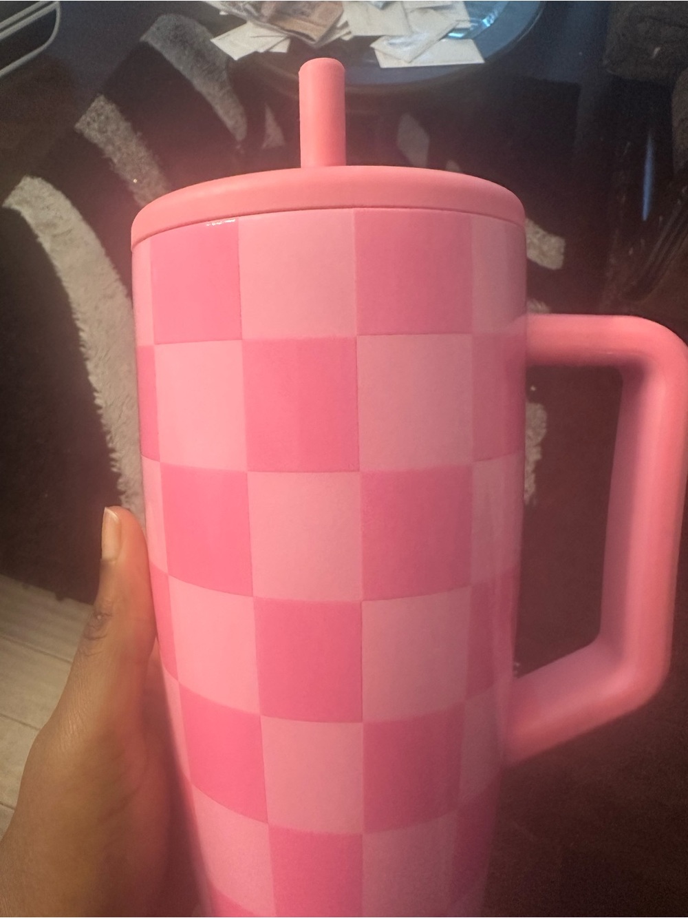 Pink Checkered Era 40oz - Picture 5 of 14